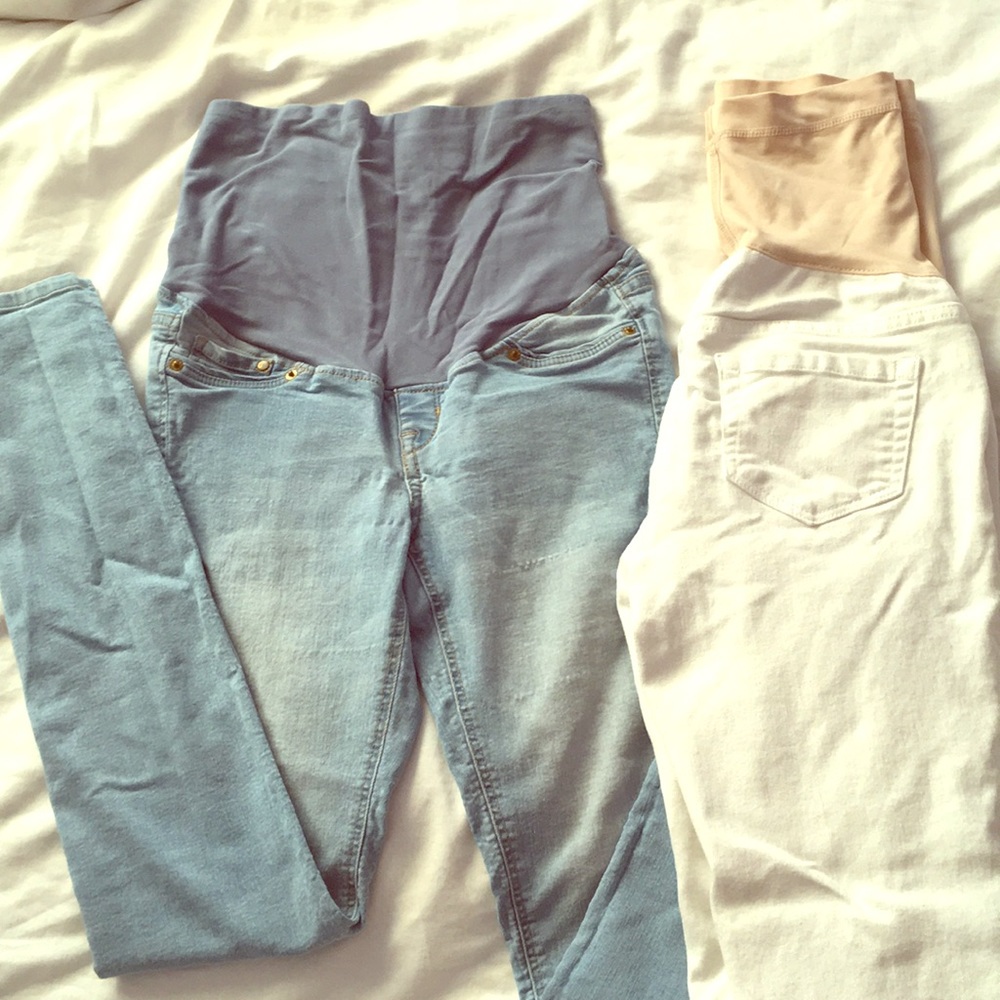2 pairs of Maternity skinnies🤰🏻